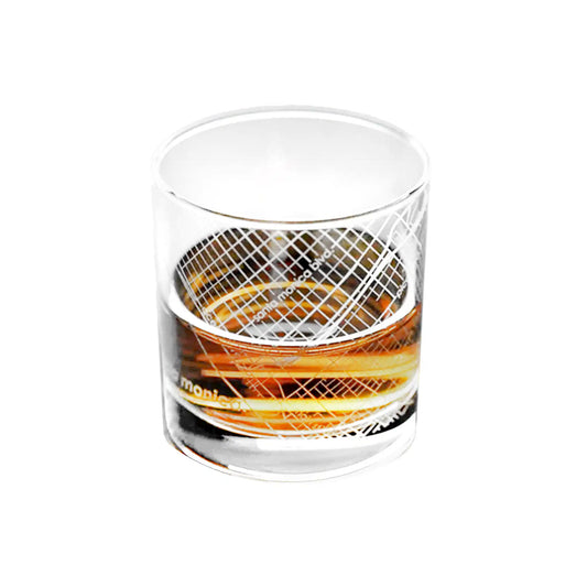 WELL TOLD SANTA MONICA MAP ETCHED WHISKEY GLASS 11oz