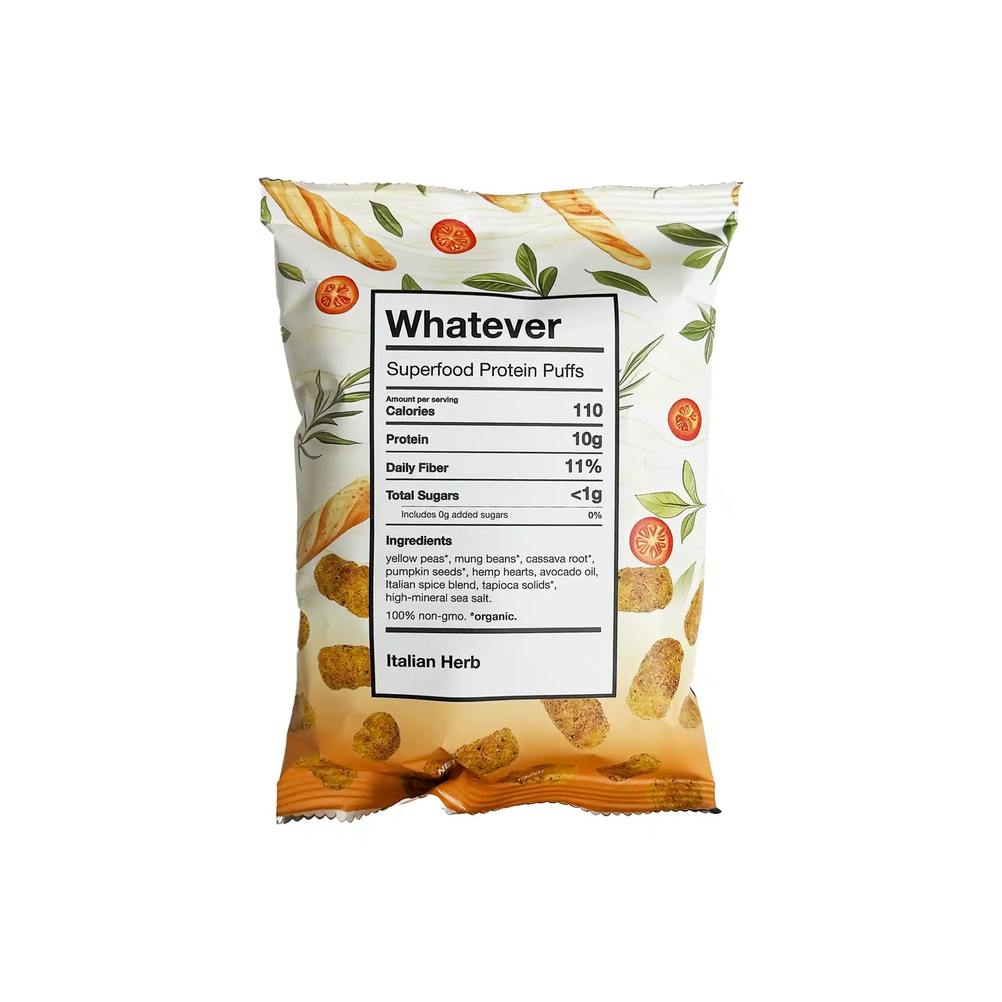 WHATEVER ITALIAN HERB SUPERFOOD PROTEIN PUFFS 1.14oz