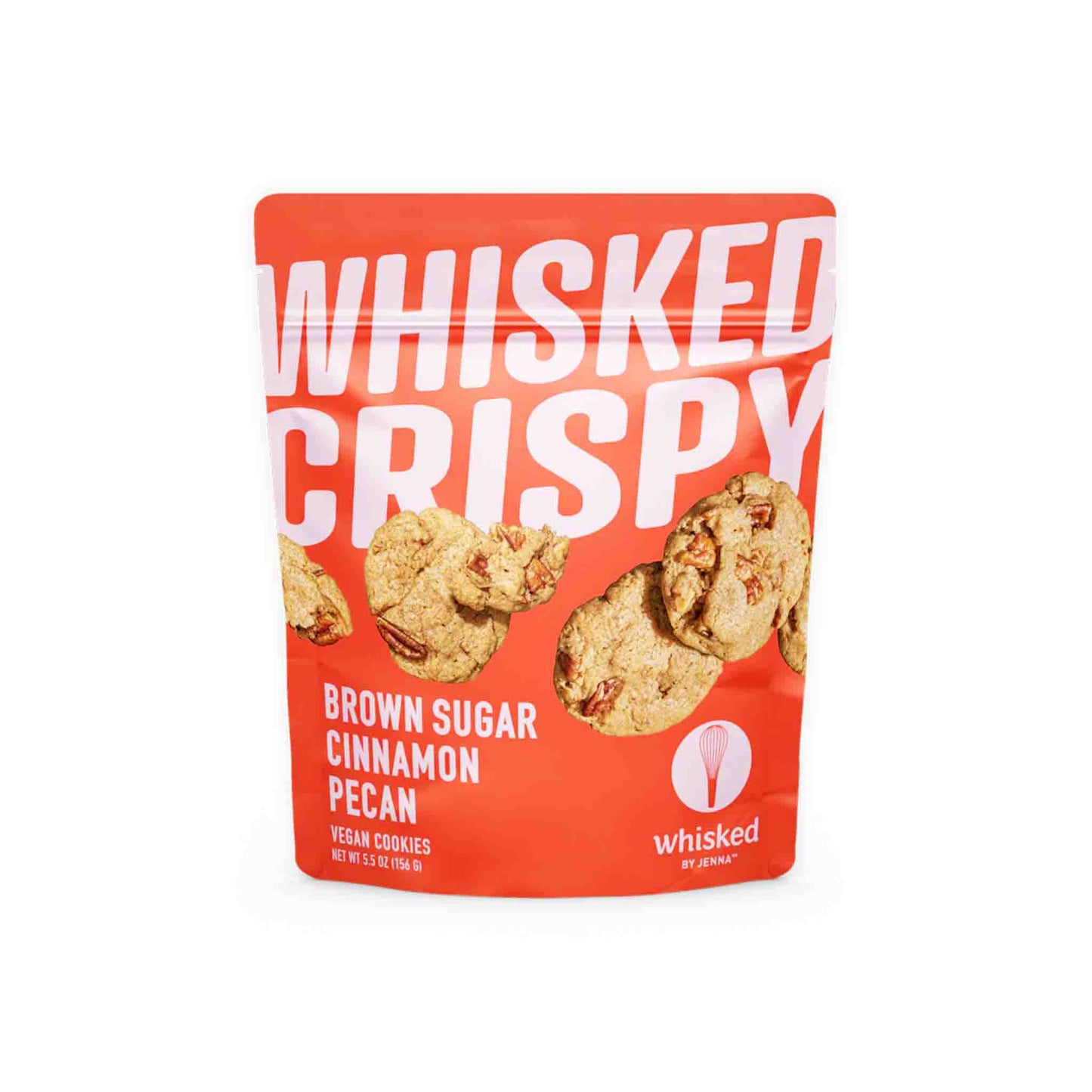 WHISKED CRISPY BROWN SUGAR CINNAMON PECAN VEGAN COOKIES 150g