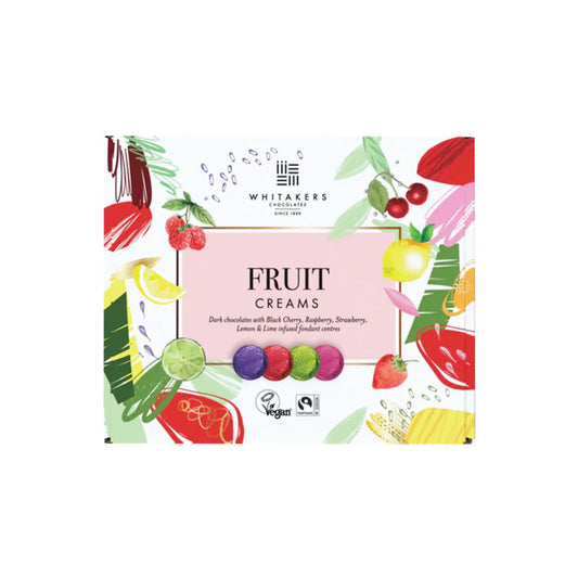 WHITAKERS DARK CHOCOLATE FRUIT CREAMS 7oz