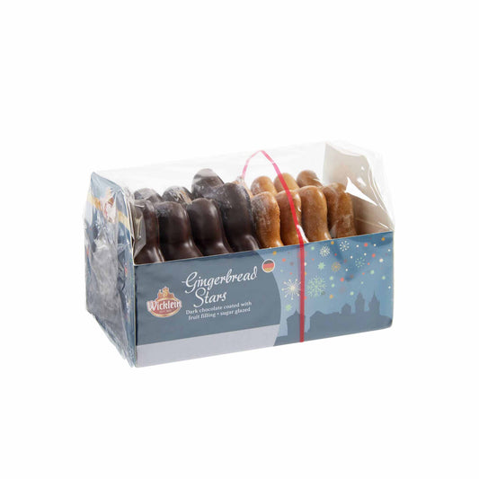 WICKLEIN ASSORTED GINGERBREAD STARS 175g