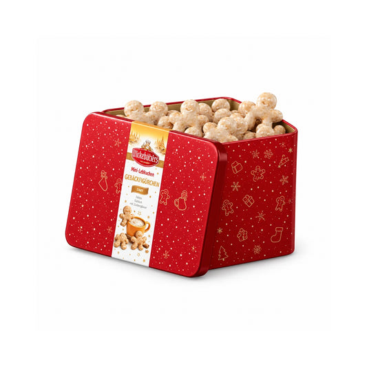 WICKLEIN GINGERBREAD MUG BUDDIES TIN 400g