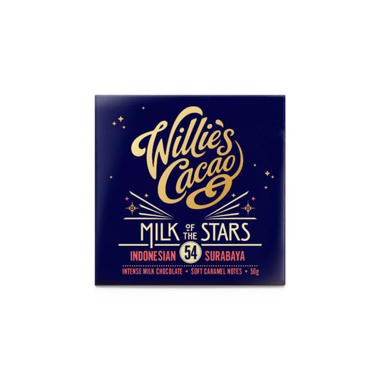 WILLIES CACAO 54% MILK CHOCOLATE SURABAYA 50g