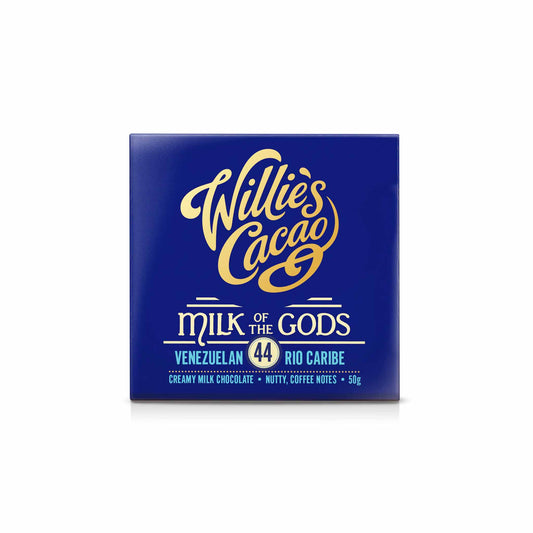WILLIE'S CACAO MILK OF THE GODS 44% MILK CHOCOLATE 50g