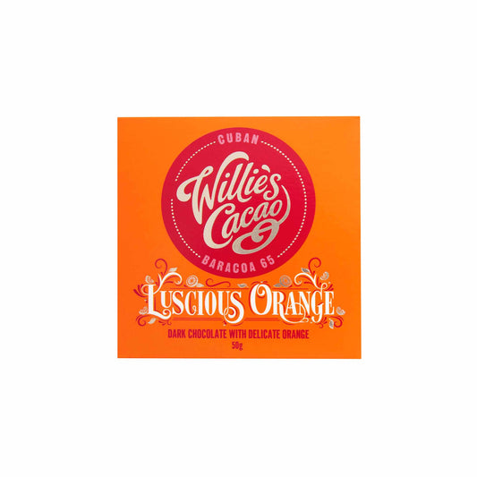 WILLIE'S LUSCIOUS ORANGE DARK CHOCOLATE 50g