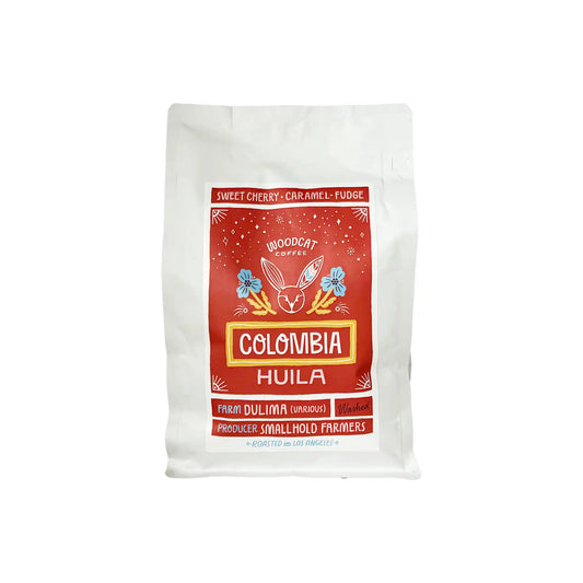 WOODCAT COFFEE COLOMBIA HUILA 12oz