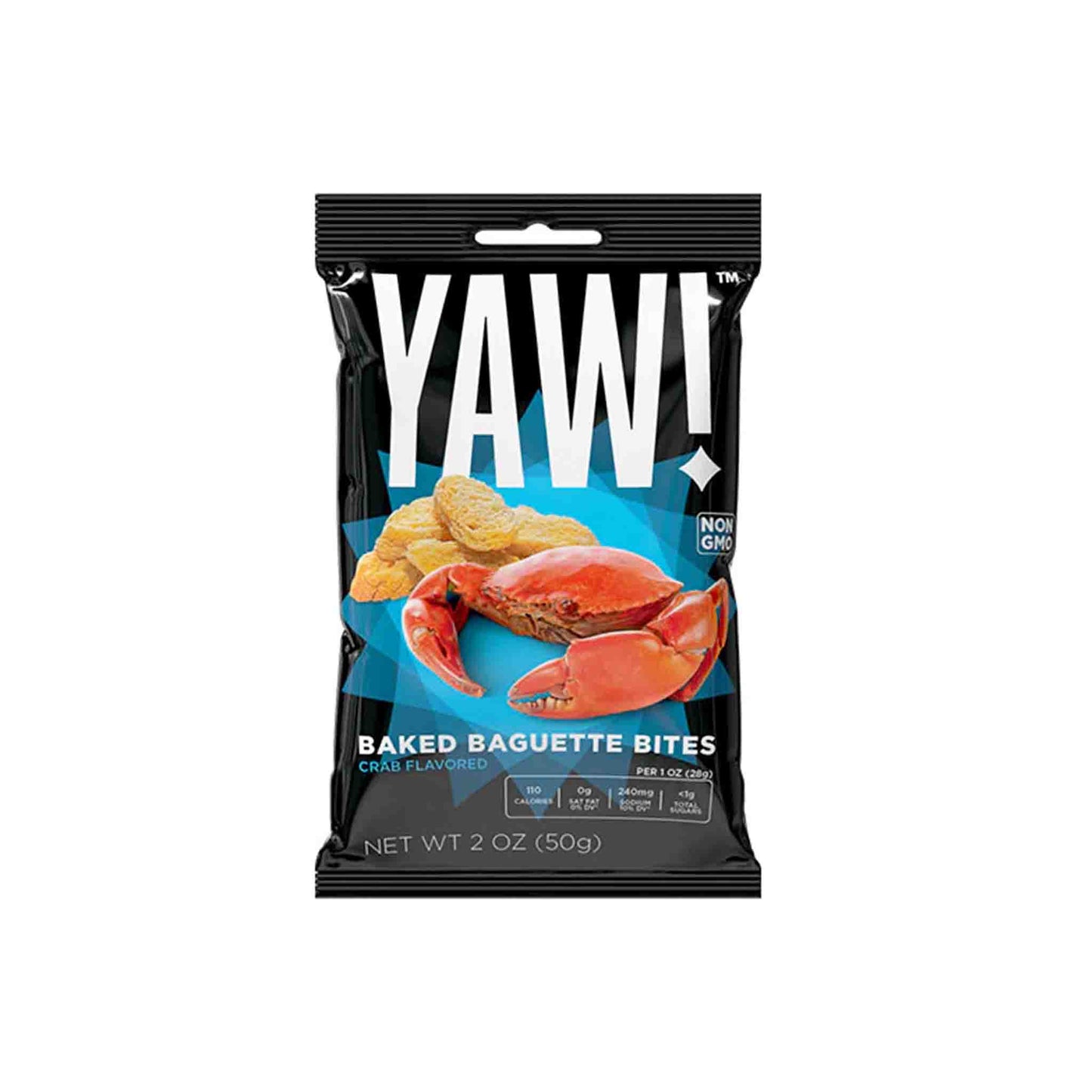YAW! CRAB FLAVORED BAGUETTE BITES 2oz