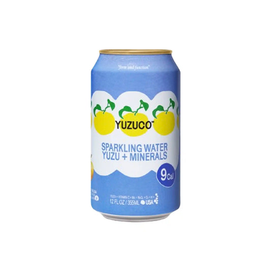 YUZUCO SPARKLING WATER YUZU + MINERALS 12oz