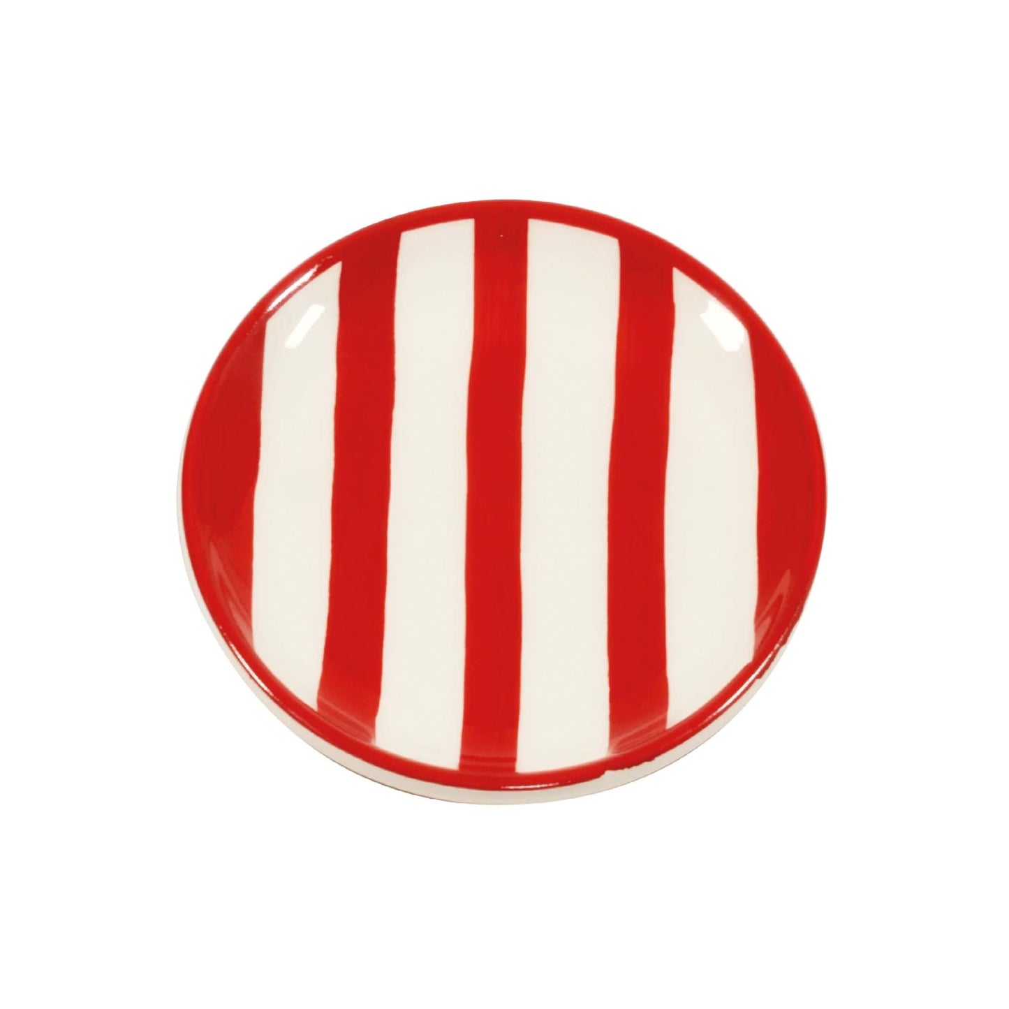 ZAFFERANO AMERICA LIDO DESSERT PLATE - RED