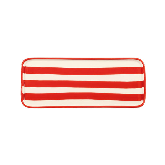 ZAFFERANO AMERICA LIDO RECTANGULAR TRAY - RED