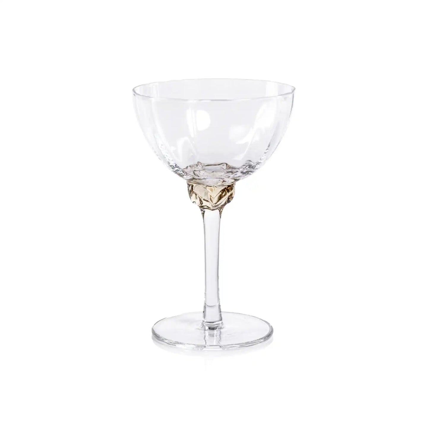 ZODAX COLETTE MARTINI GLASS - AMBER