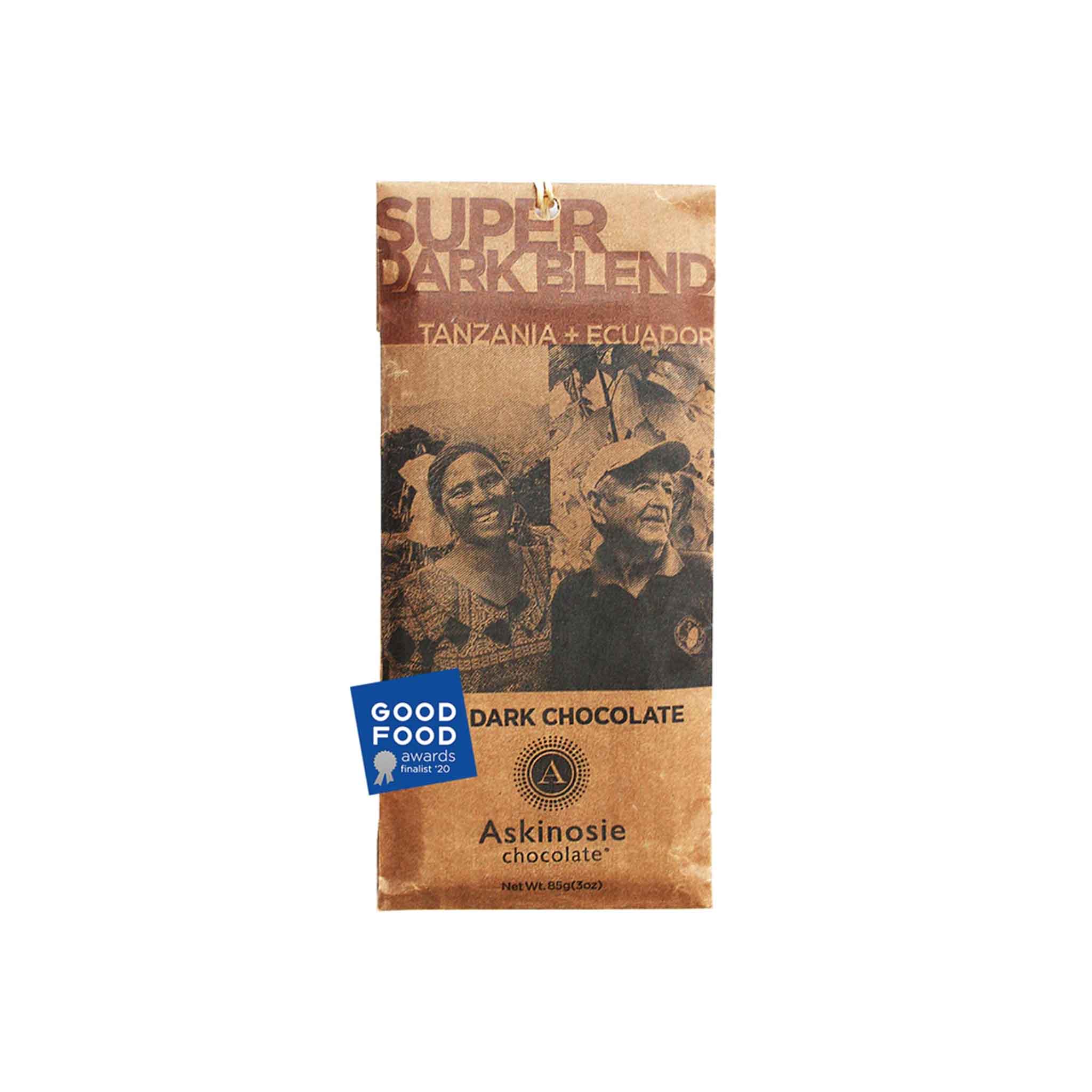 ASKINOSIE 88% SUPER DARK BLEND CHOCOLATE 85g – monsieur marcel