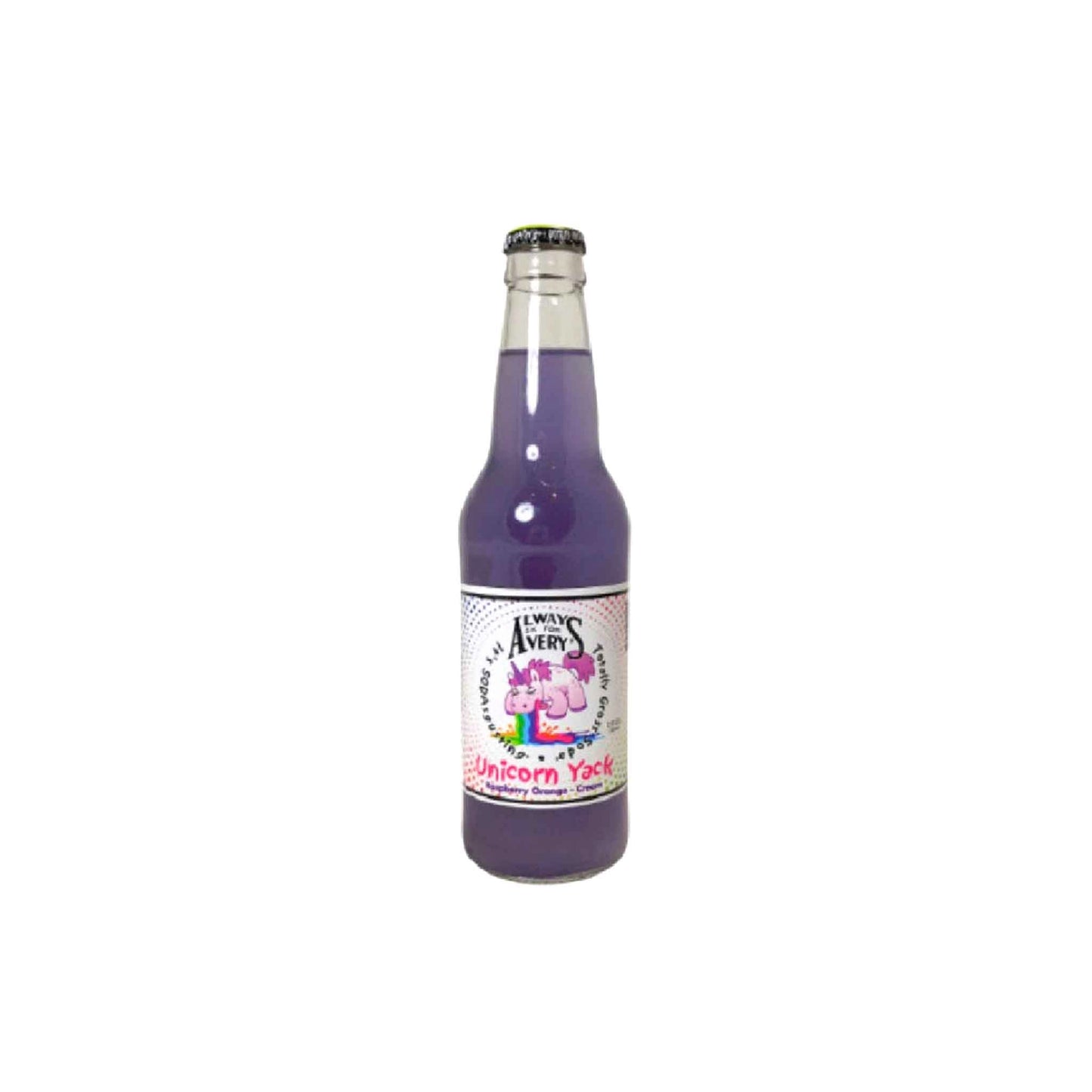 AVERYS UNICORN YACK SODA 12oz