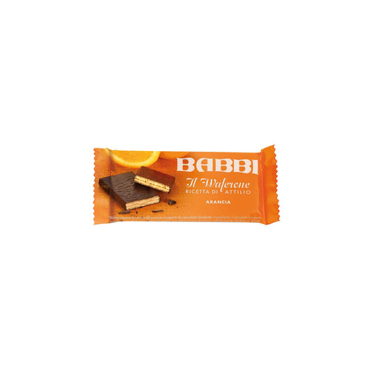 BABBI ORANGE CREAM DARK CHOCOLATE wafers 30g