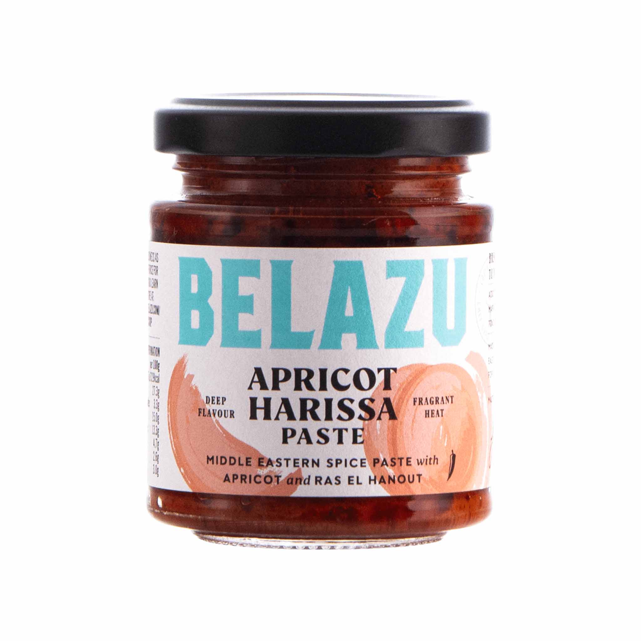 Belazu Apricot Harissa Paste in a Glass Jar