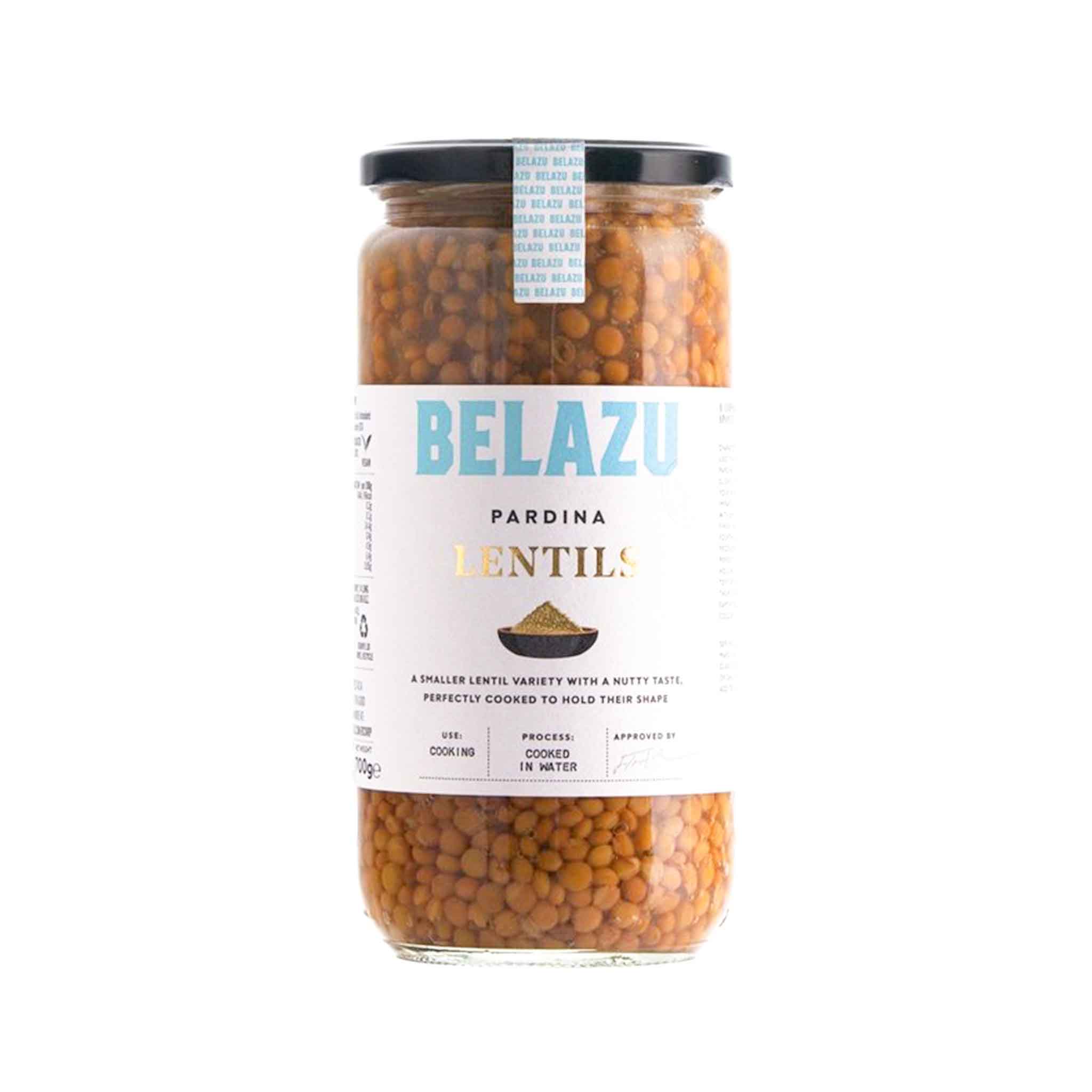 Belazu Small Lentils Cooked in a Jar