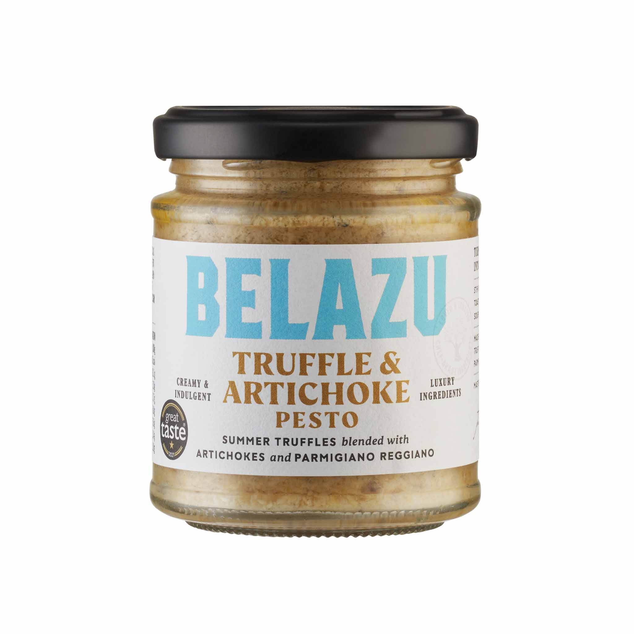 Belazu Truffle Artichoke Pesto in a Glass Jar