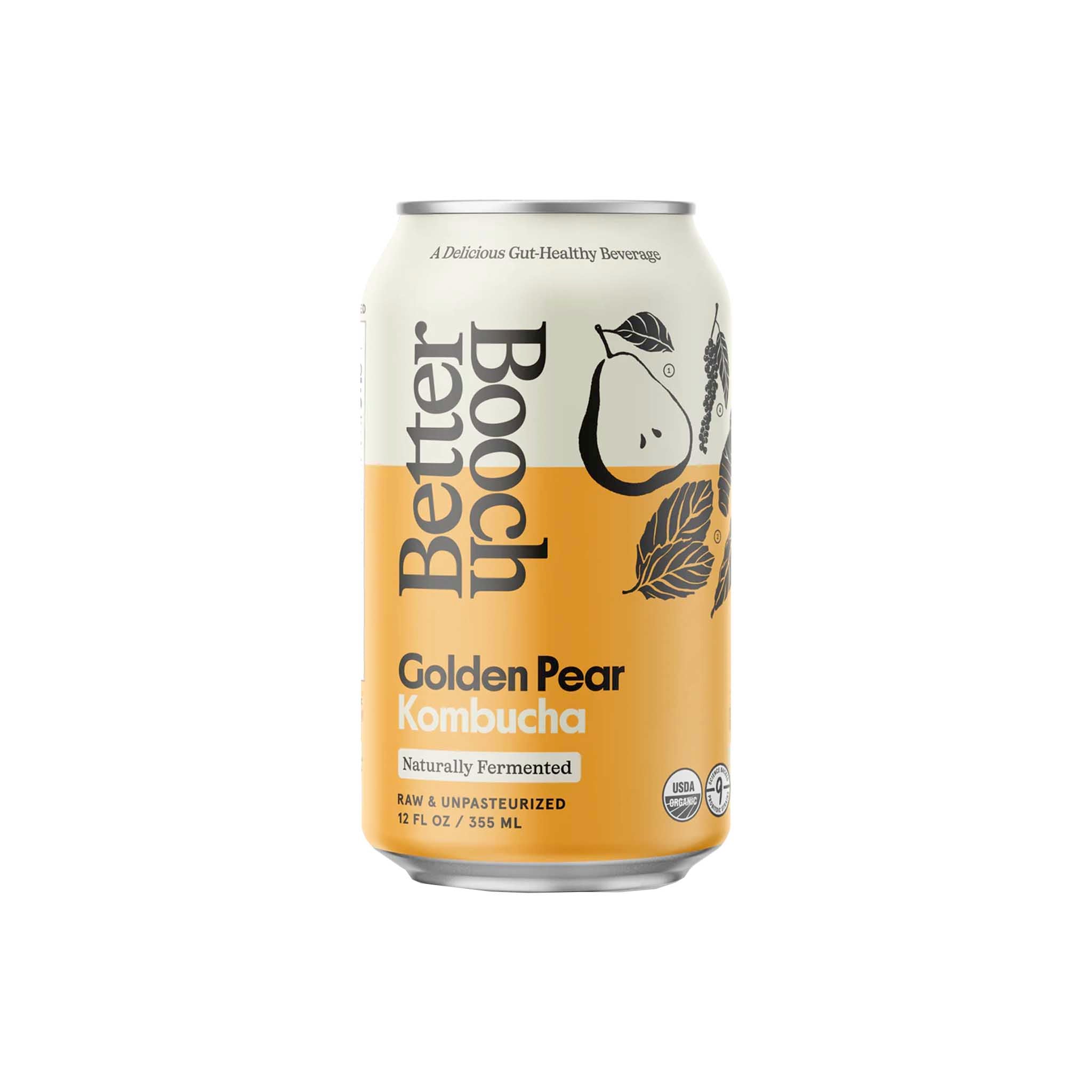 BETTER BOOCH GOLDEN PEAR KOMBUCHA 12oz – monsieur marcel gourmet