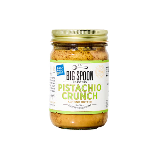 BIG SPOON ROASTERS PISTACHIO CRUNCH ALMOND BUTTER 13oz