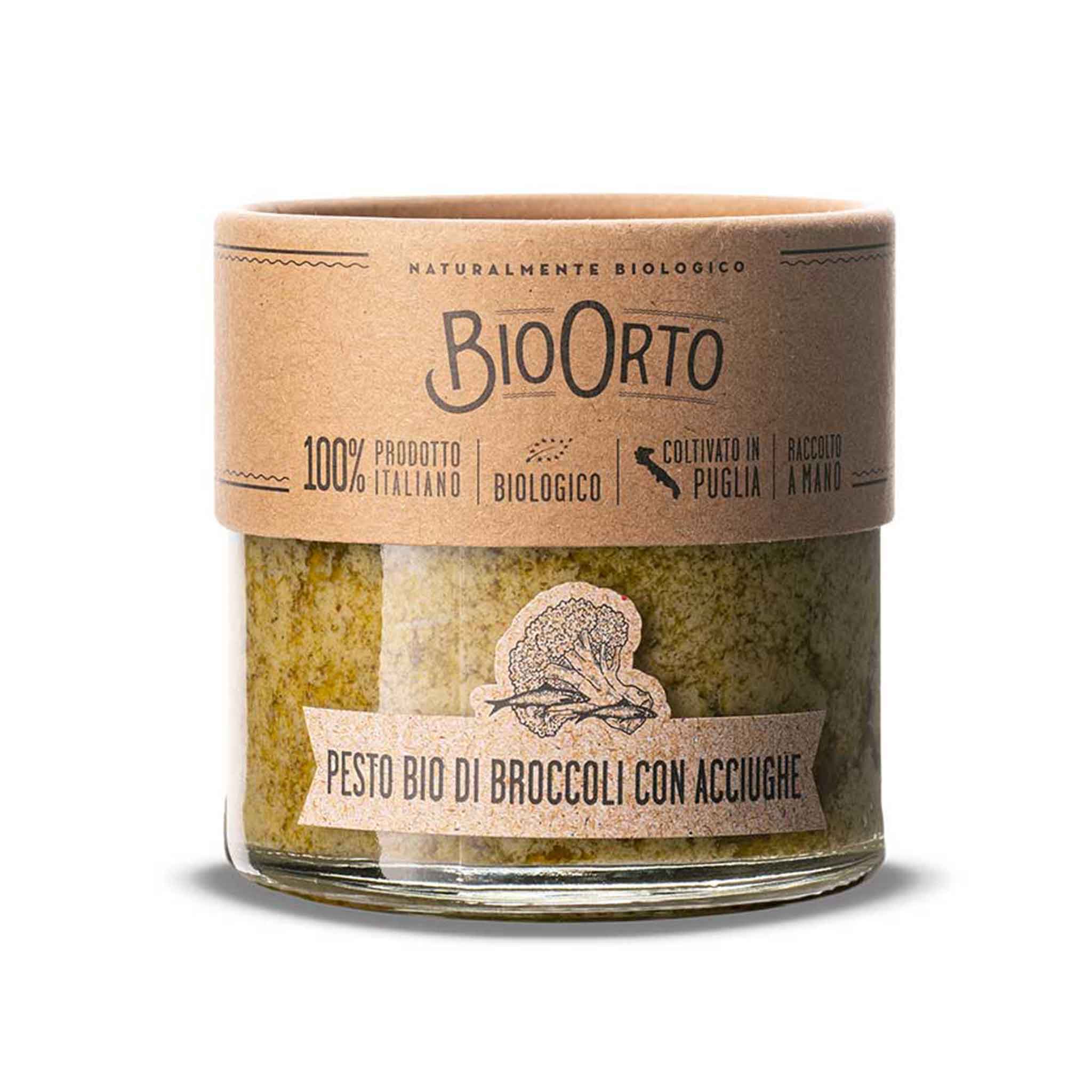 Bio Orto Broccoli Pesto with Anchovies