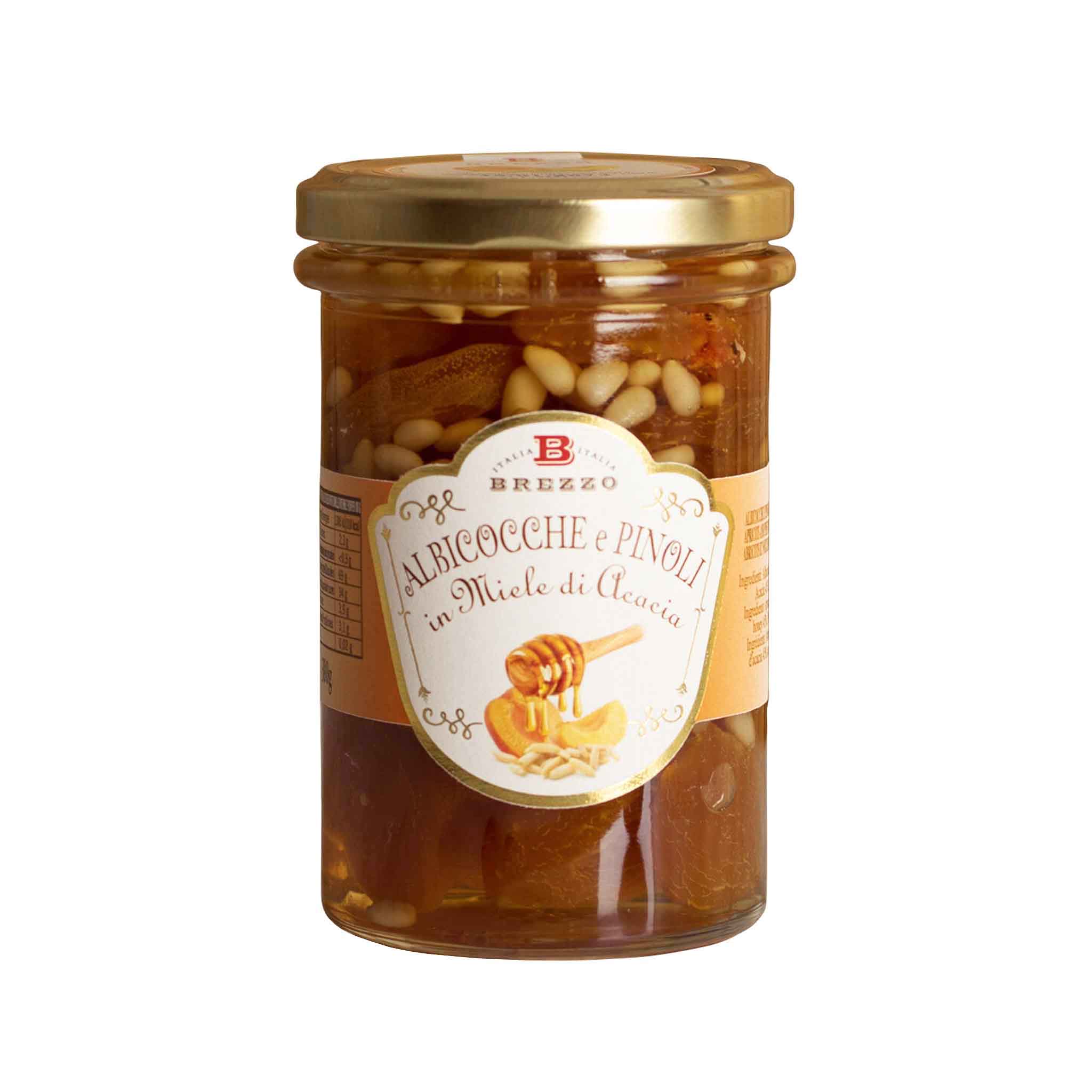 BREZZO APRICOTS PINE NUTS IN HONEY 230g – monsieur marcel gourmet