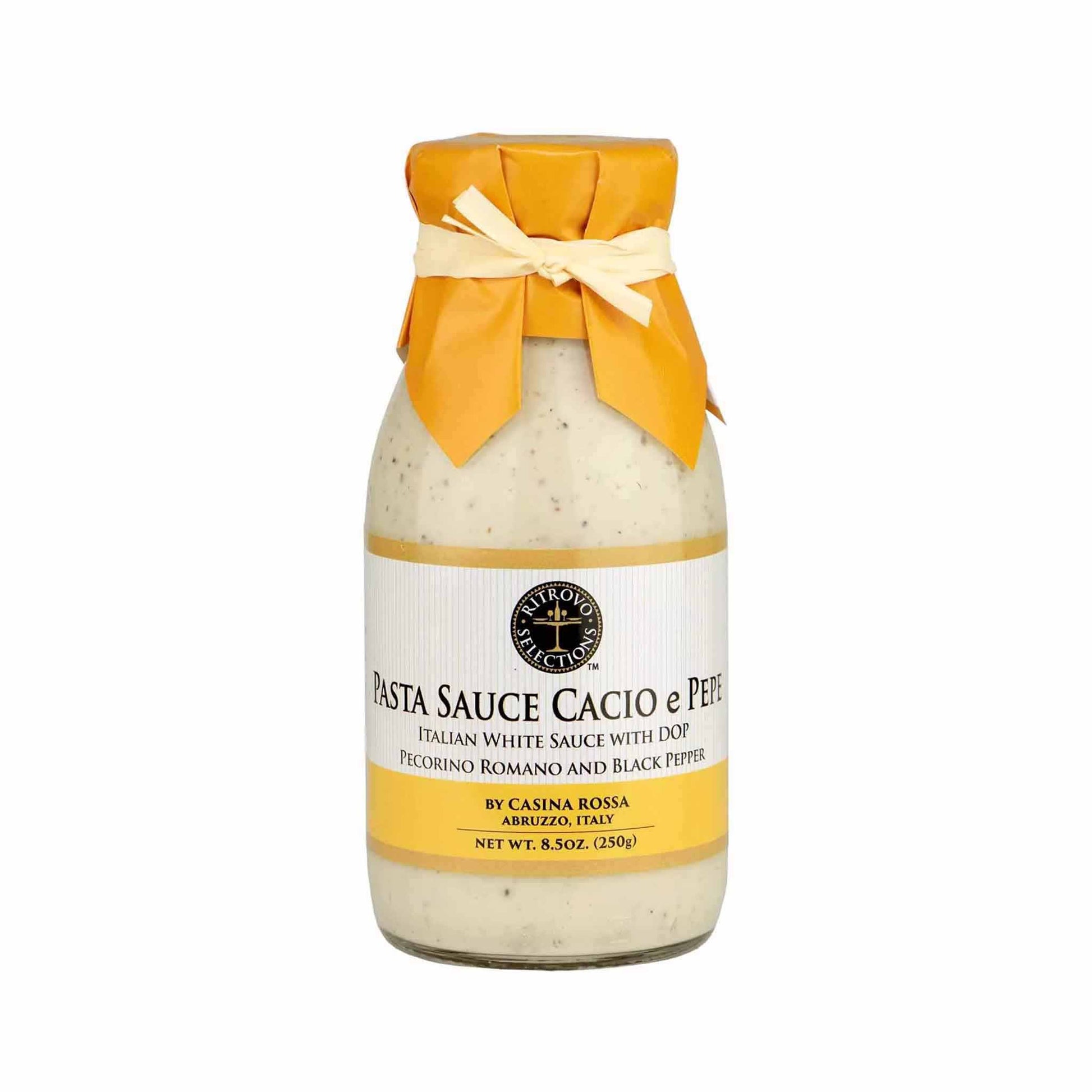 Cacio e Pepe Pasta Sauce in a Glass Jar
