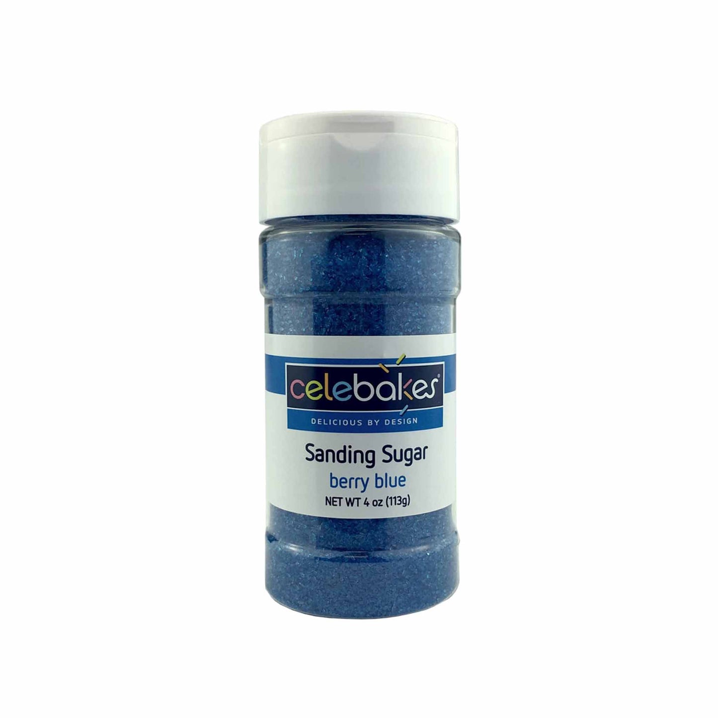 CELEBAKES BERRY BLUE SANDING SUGAR 4oz