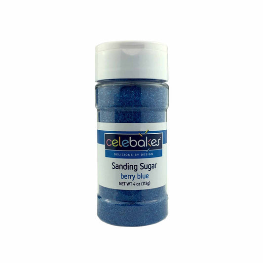 CELEBAKES BERRY BLUE SANDING SUGAR 4oz