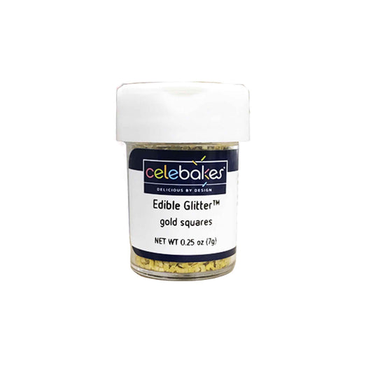 CELEBAKES EDIBLE GLITTER FLAKES GOLD 7g