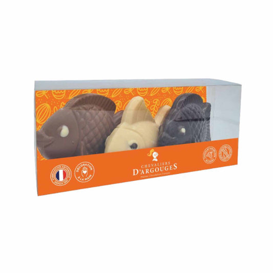 CHEVALIER D'ARGOUGES CHOCOLATE FISH 210g