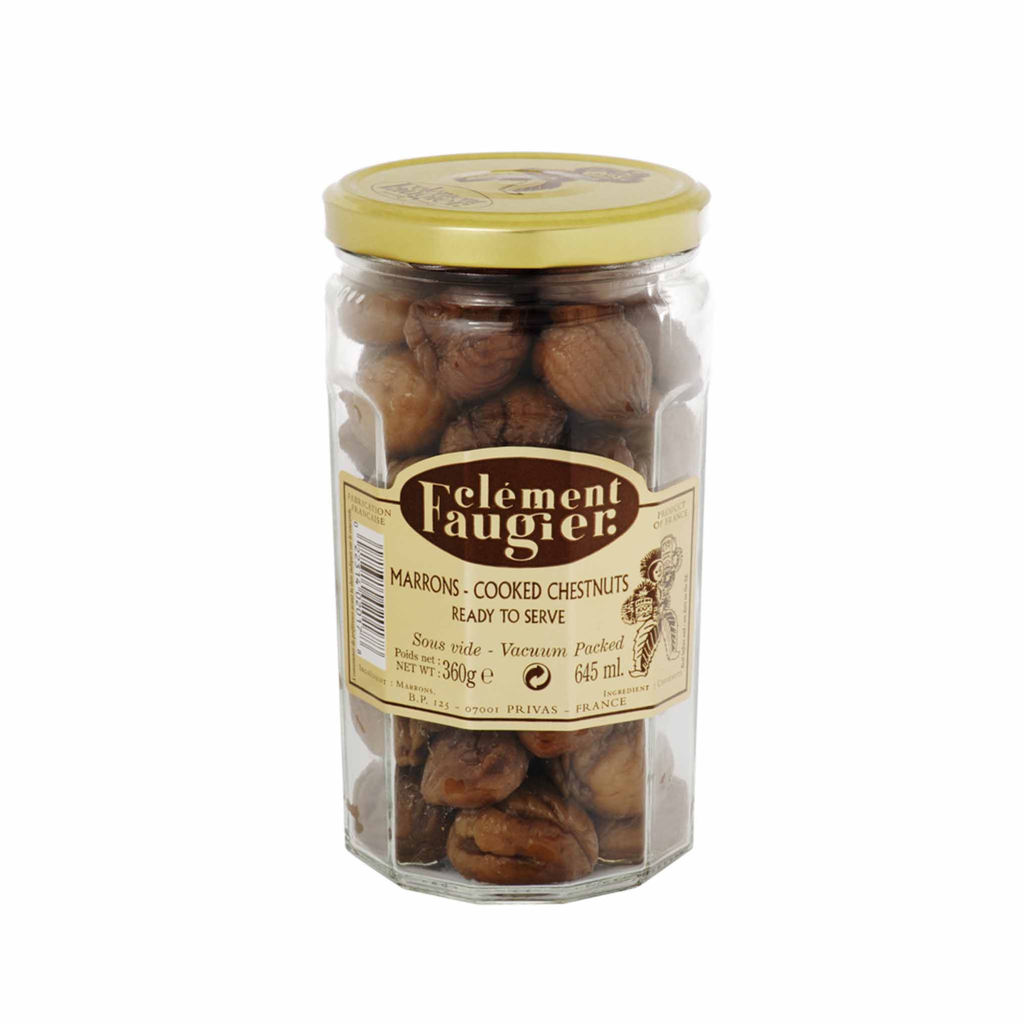 CLEMENT FAUGIER COOKED CHESTNUTS 360G