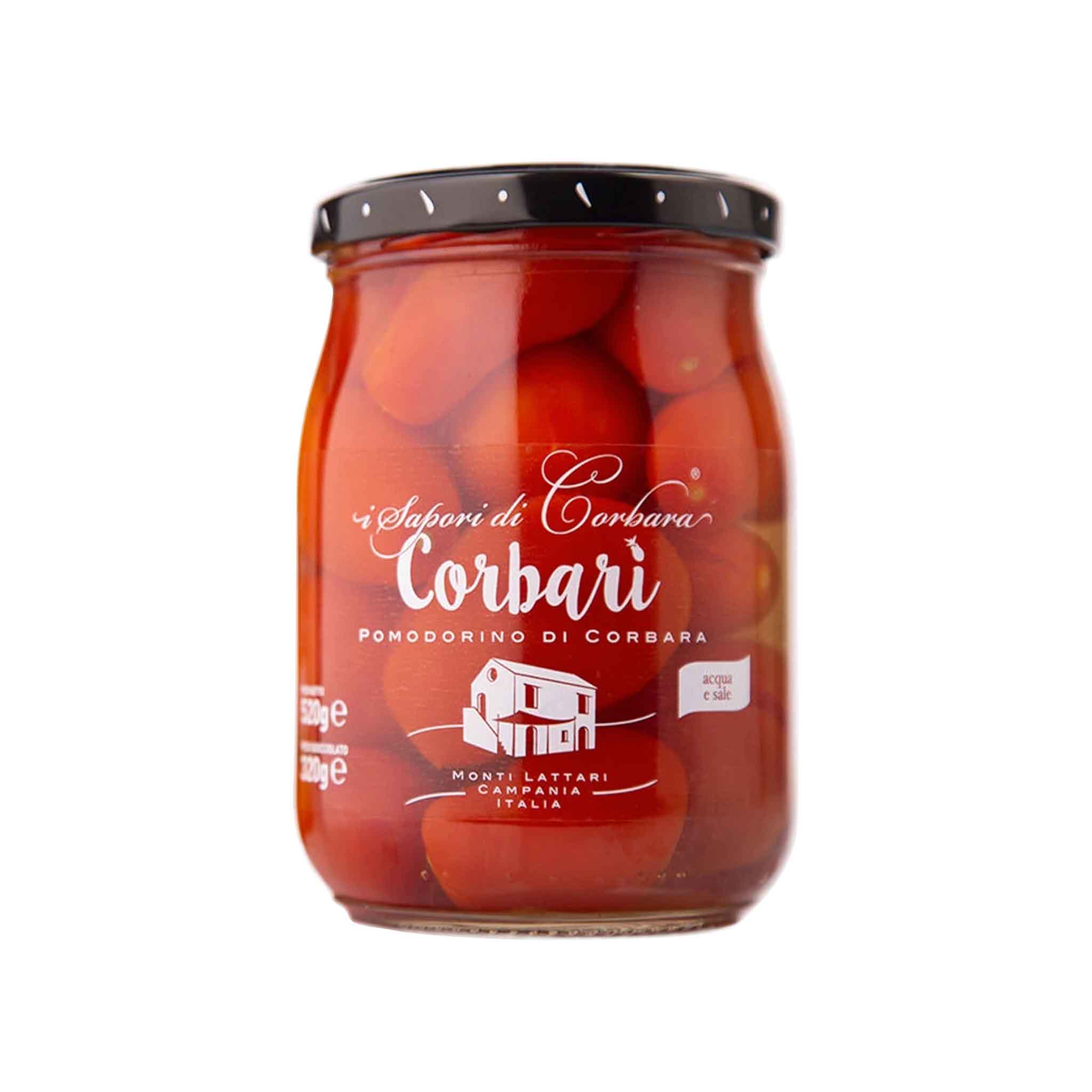 Corbari Small Tomatoes in a Glass Jar