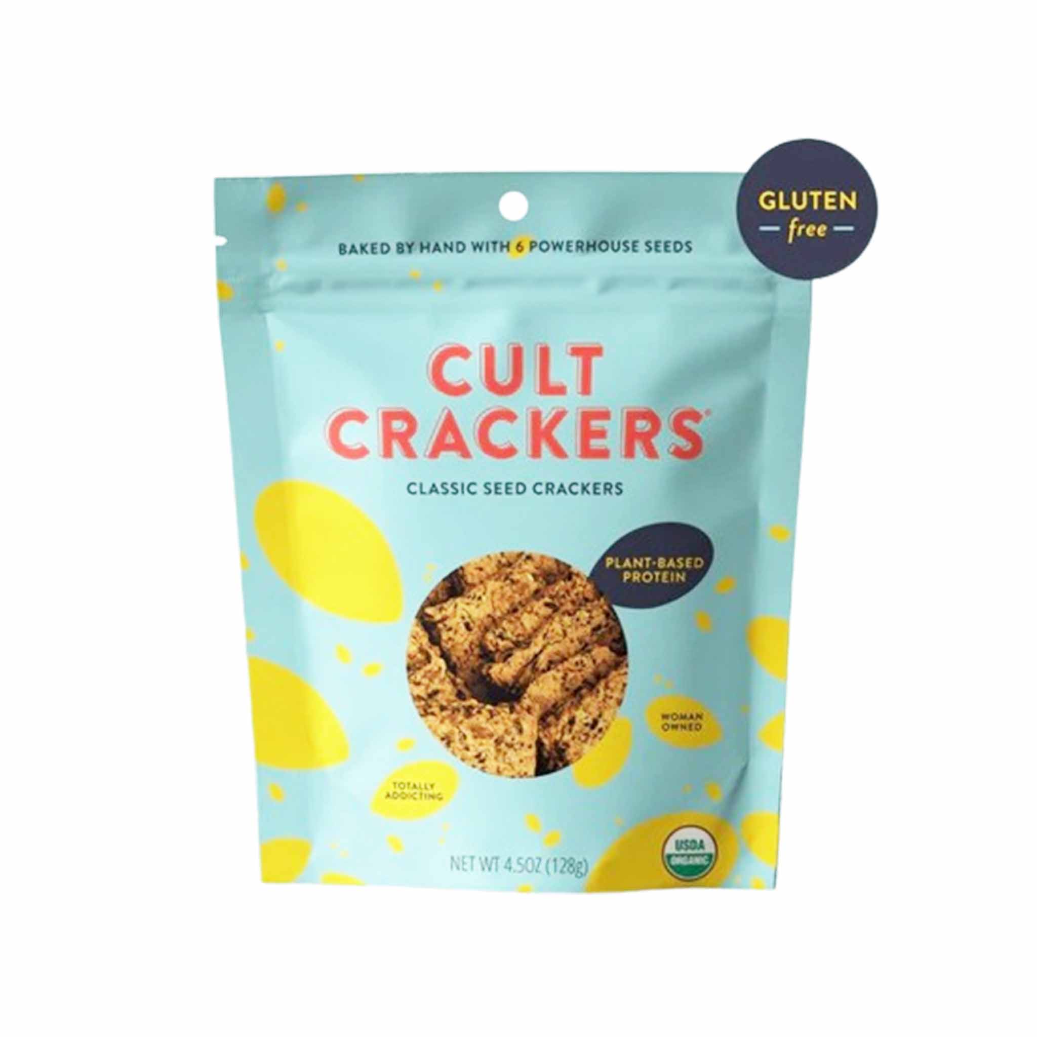 CULT GLUTEN FREE CLASSIC SEED CRACKERS 128g