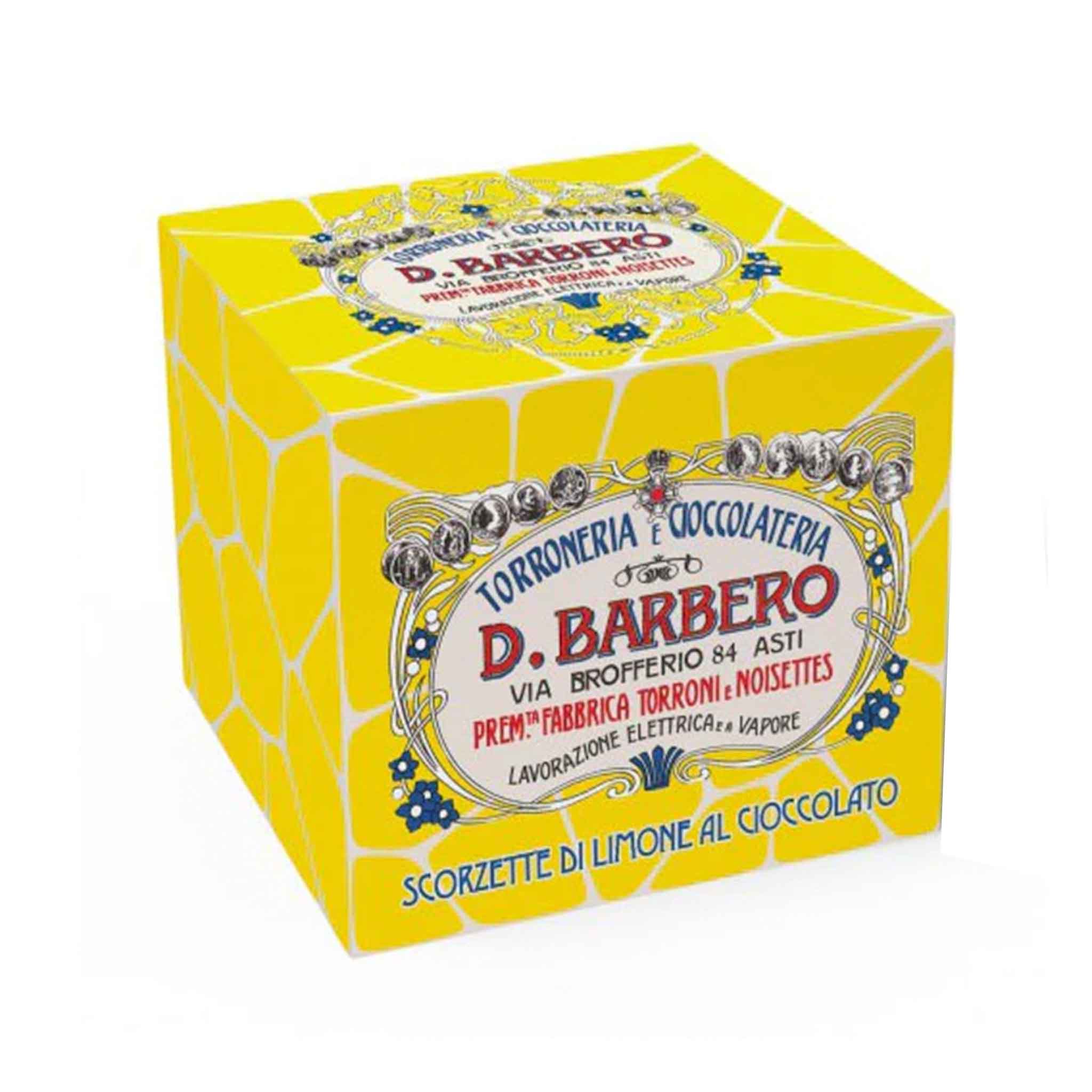 D. BARBERO CANDIED LEMON COVERED IN DARK CHOCOLATE 150g
