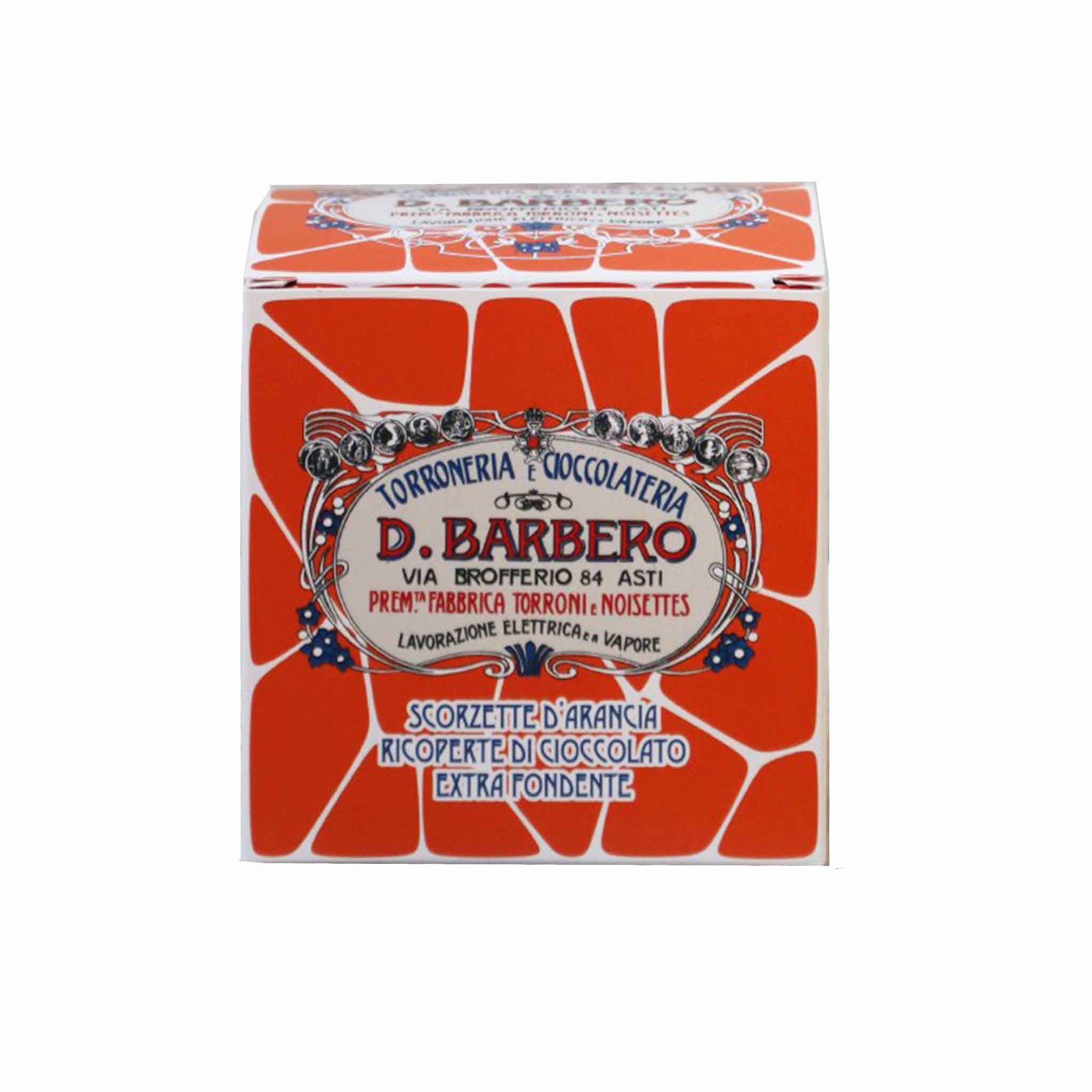 D. BARBERO CANDIED ORANGE PEEL COVERED IN DARK CHOCOLATE 150g