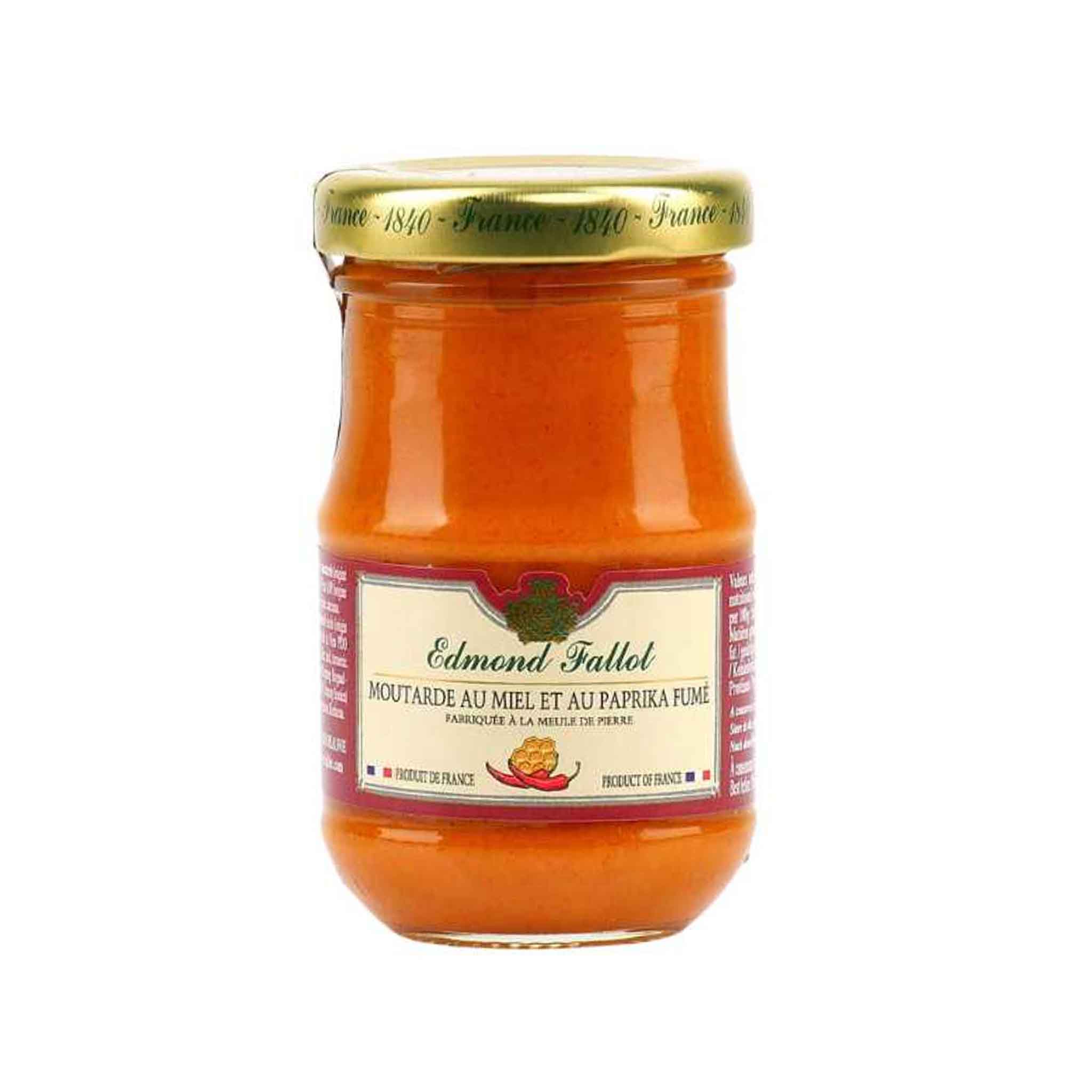 EDMOND FALLOT SMOKED PAPRIKA HONEY MUSTARD 210g – monsieur marcel