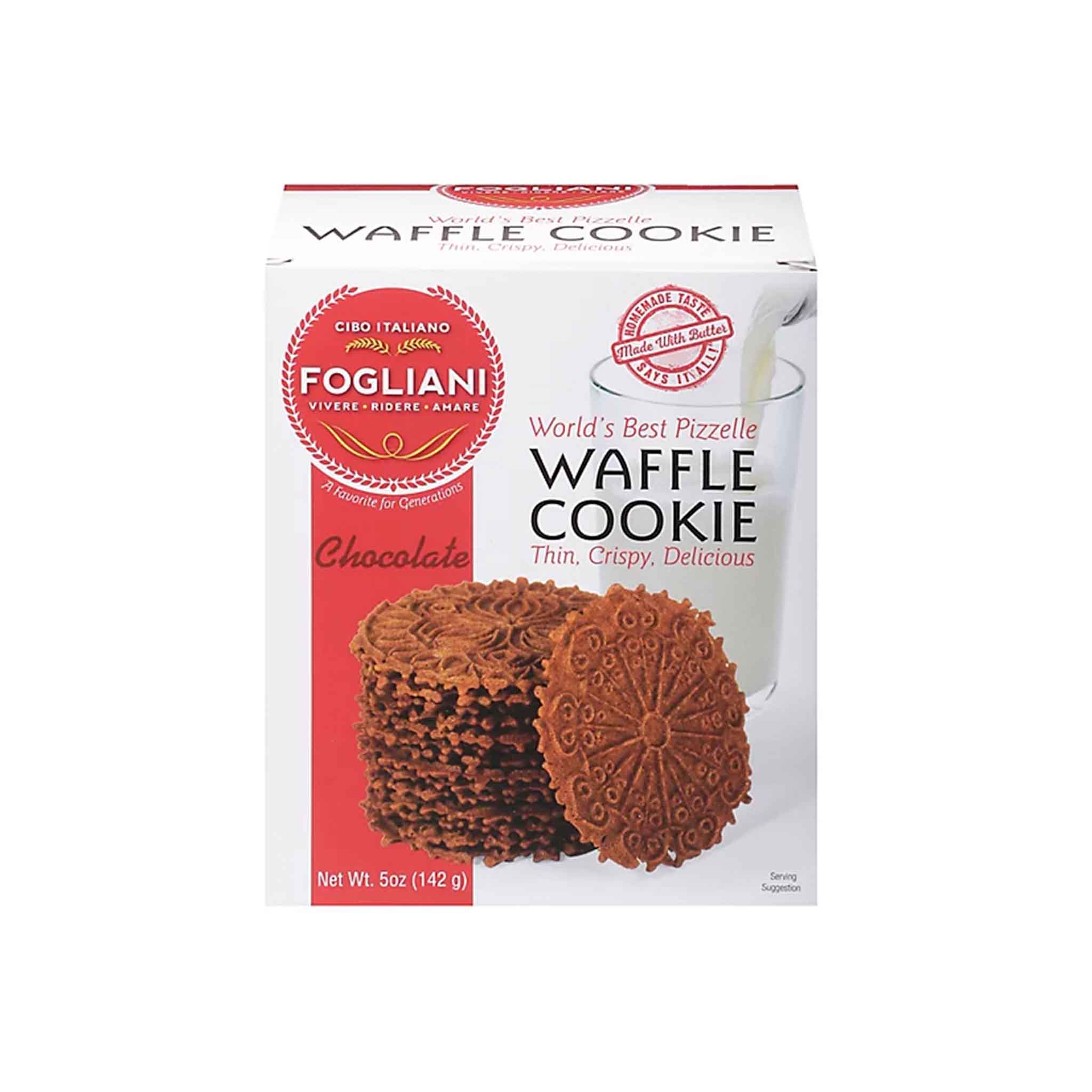邦楽 cookieleaf Fogliani Pizzelle Chocolate Waffle Cookie | Monsieur Marcel