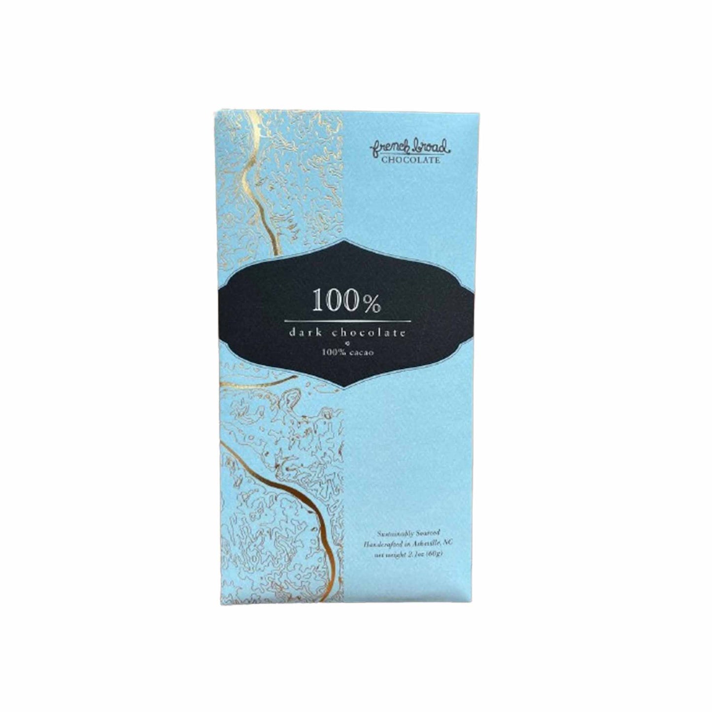 FRENCH BROAD 100% DARK CHOCOLATE 60g