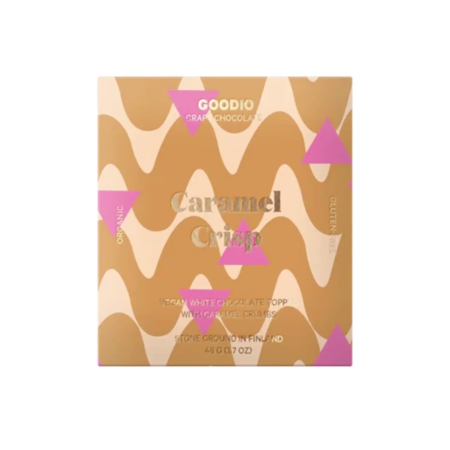 GOODIO CARAMEL CRISP WHITE CHOC 48g