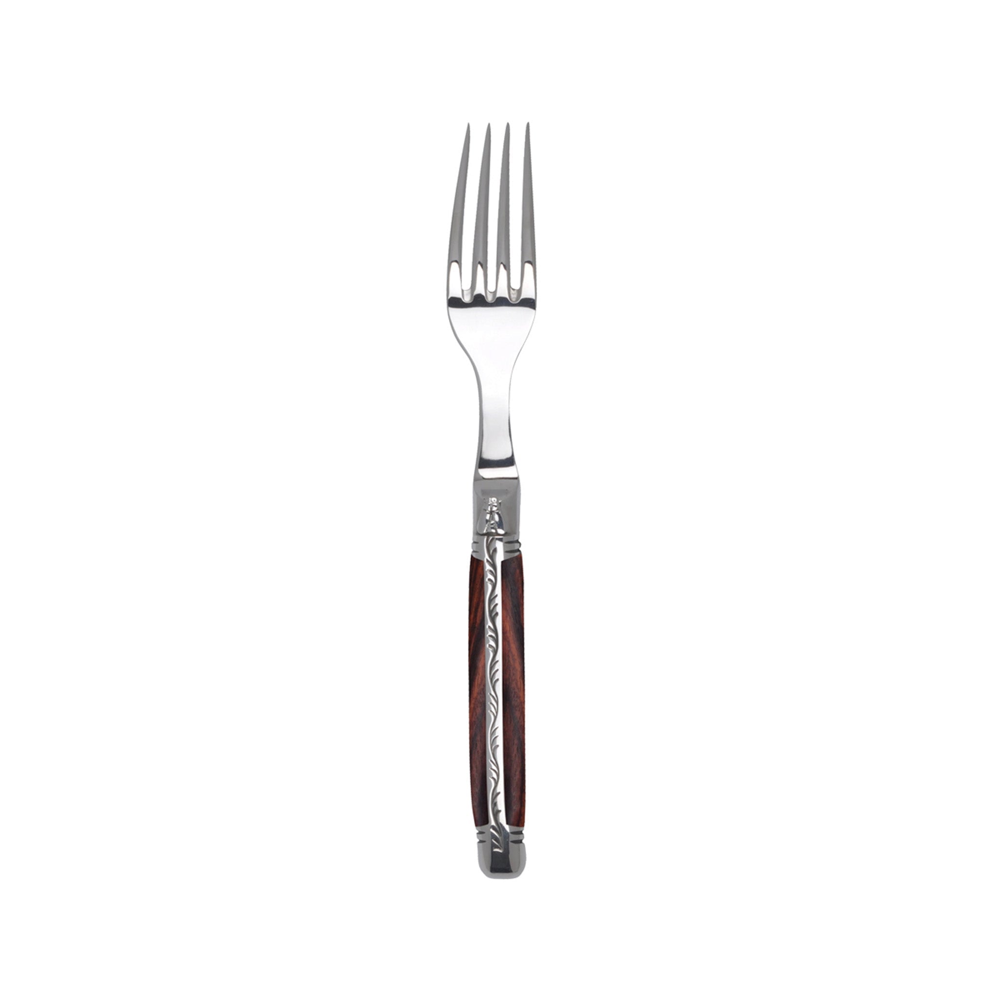 GOYON CHAZEAU 12 PIECE LAGUIOLE PRESTIGE MIXED WOOD KNIFE & FORK