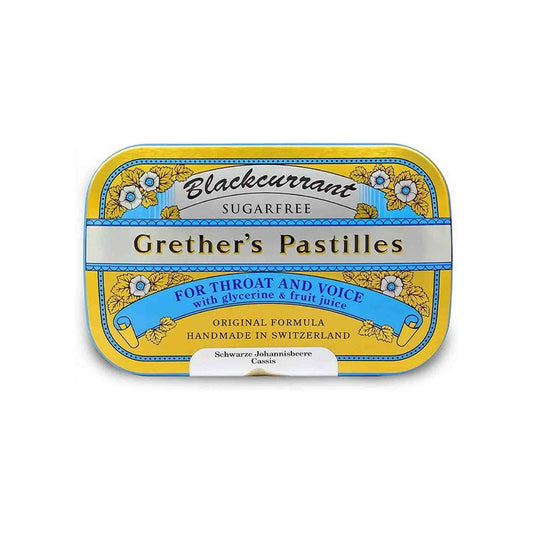GRETHER'S SUGAR FREE BLACKCURRANT PASTILLES 60g