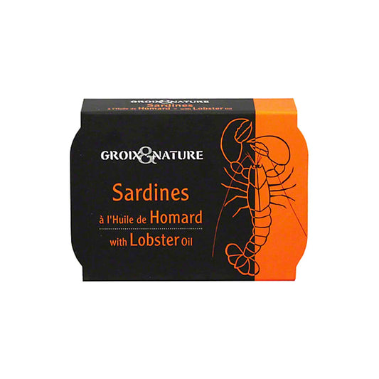 GROIX & NATURE SARDINES IN LOBSTER OIL 4oz