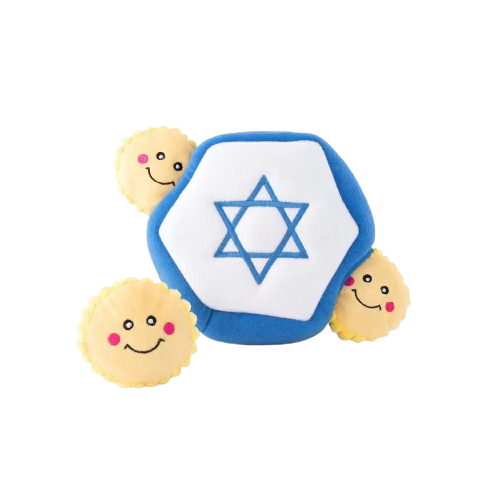 ZIPPY PAWS HANUKKAH GOLD COIN BURROW DOG TOY