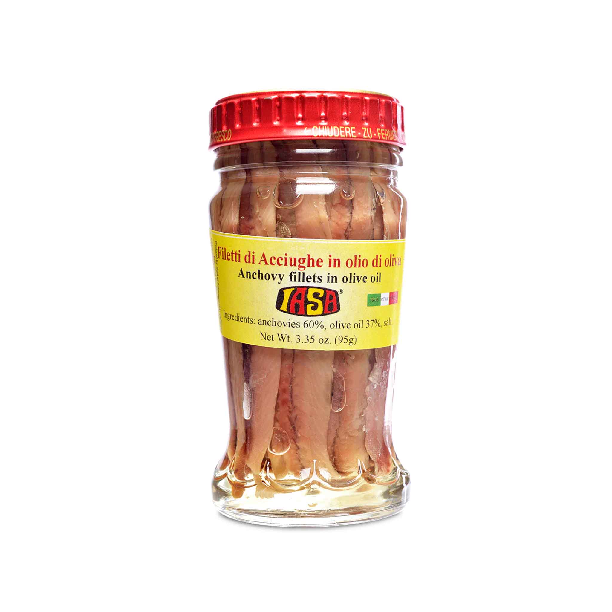 IASA ANCHOVIES IN EXTRA VIRGIN OLIVE OIL 95g