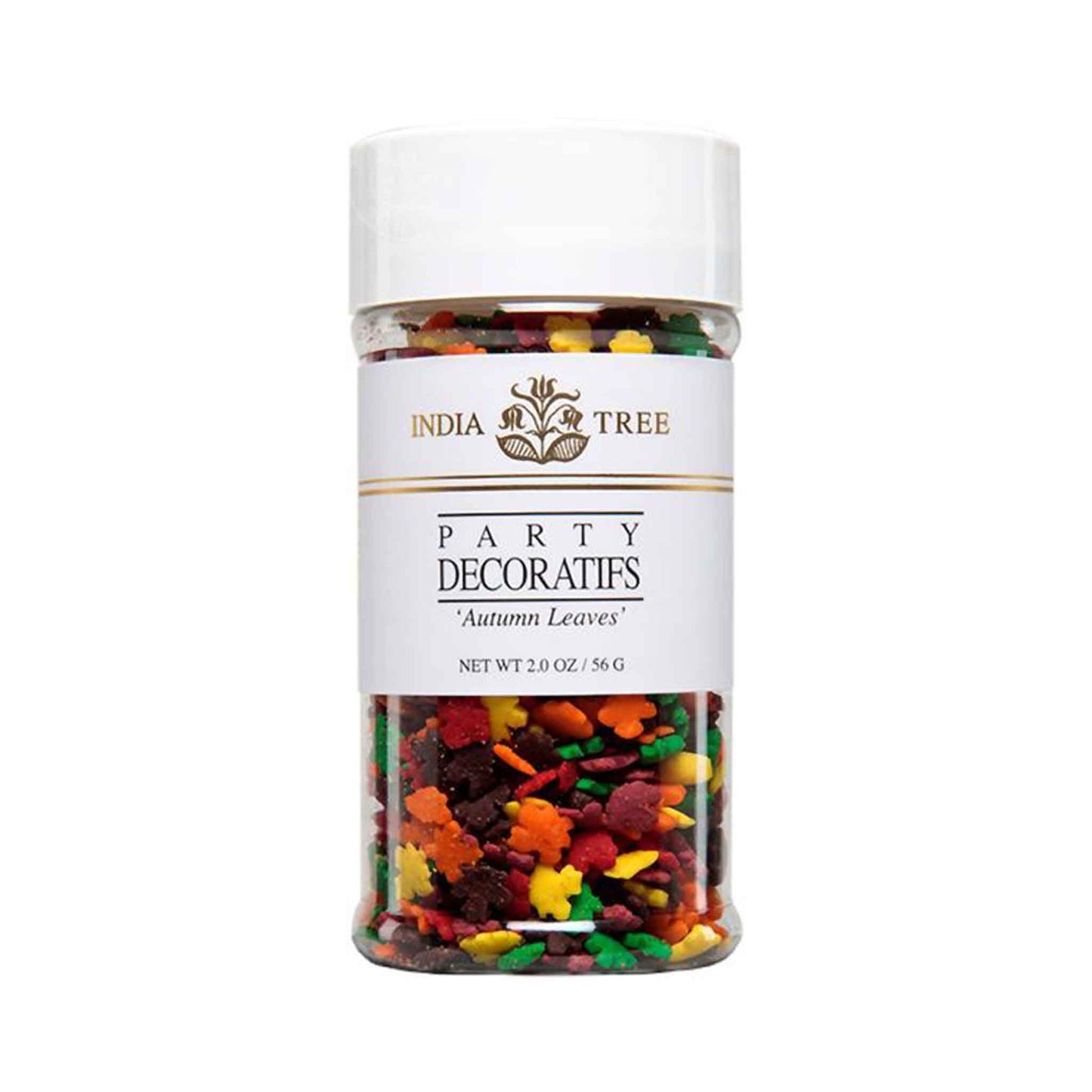 INDIA TREE AUTUMN LEAVES SPRINKLES 2oz