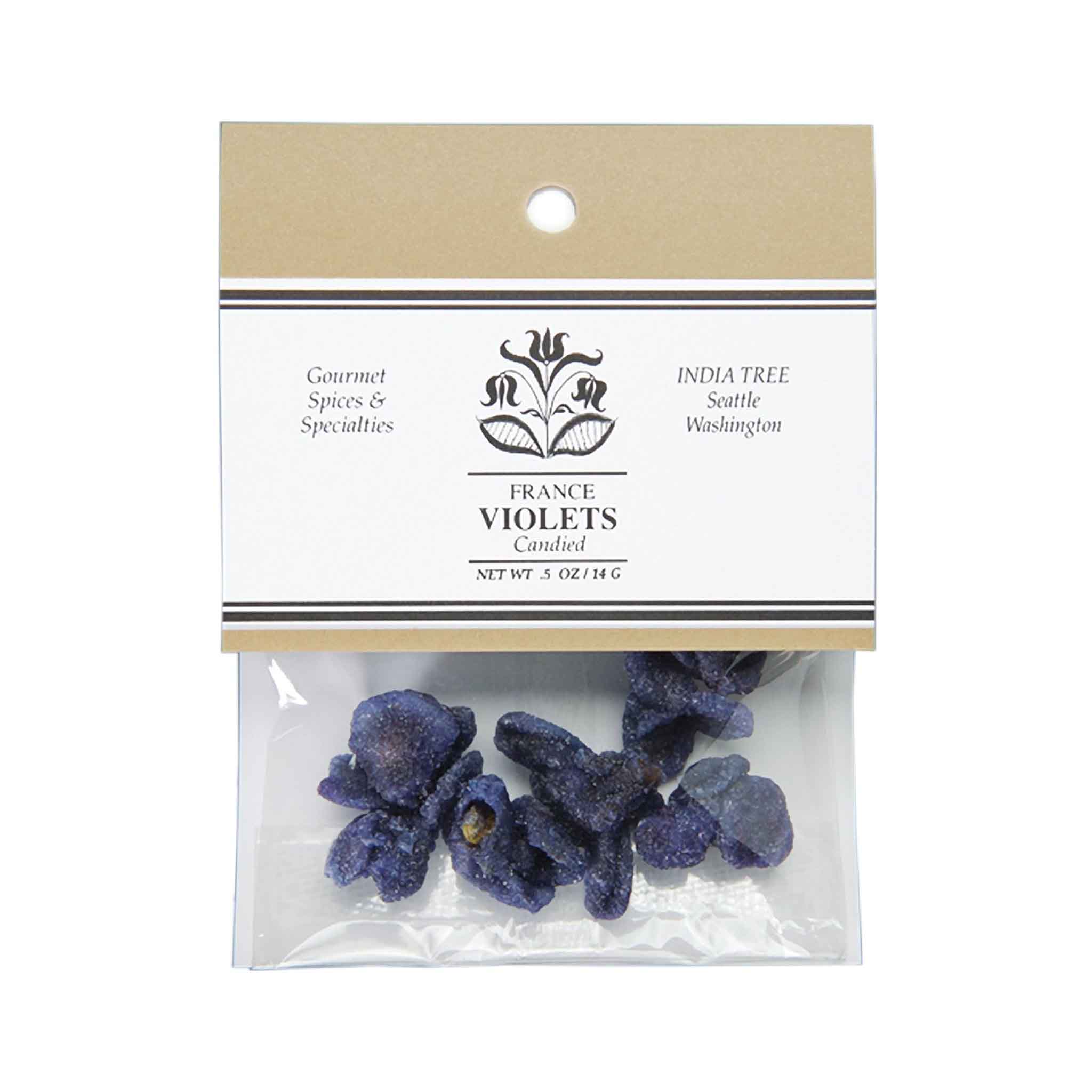 Candied Violets for Baking