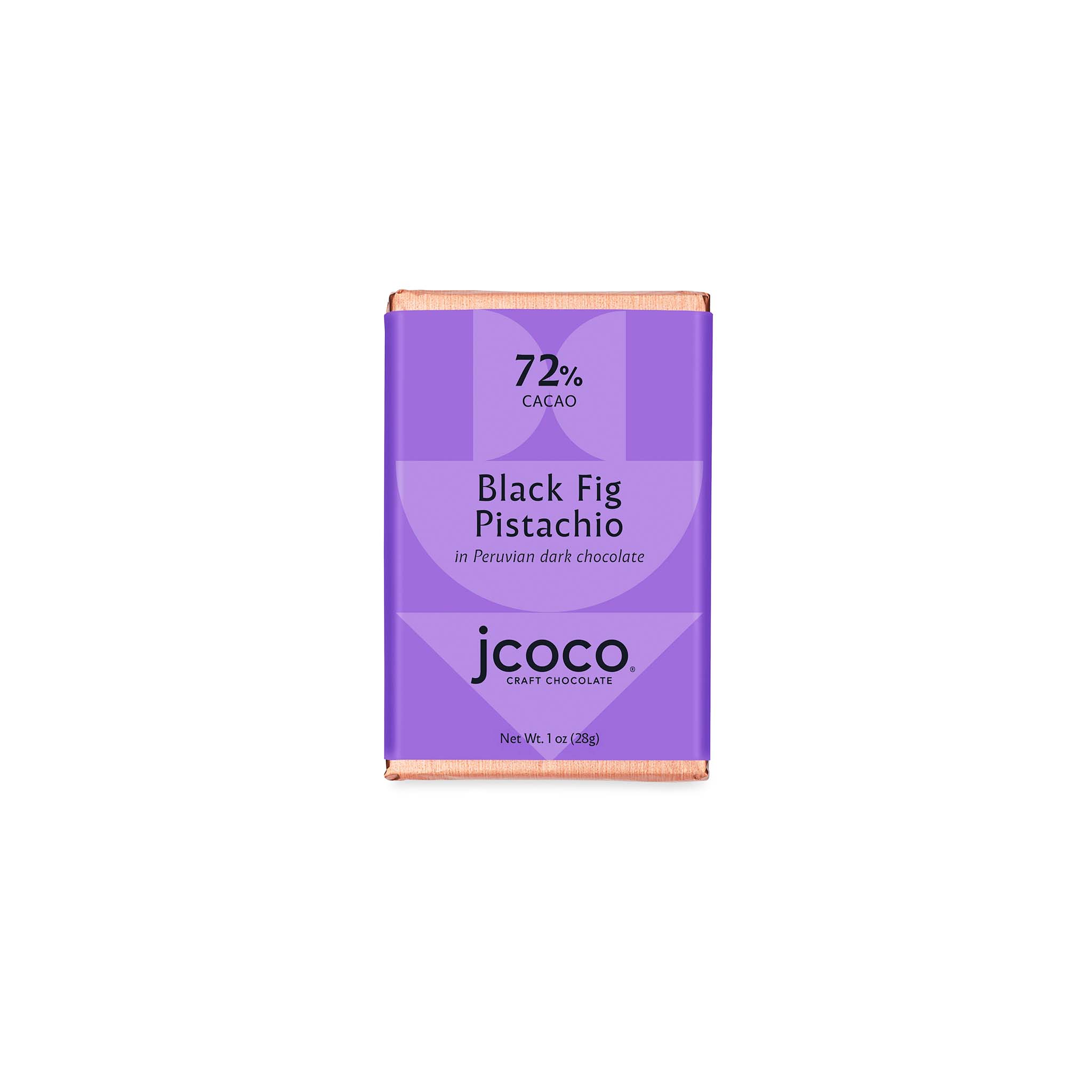 ちょこ JCOCO BLACK FIG PISTACHIO 72% DARK CHOCOLATE 28g – monsieur marcel