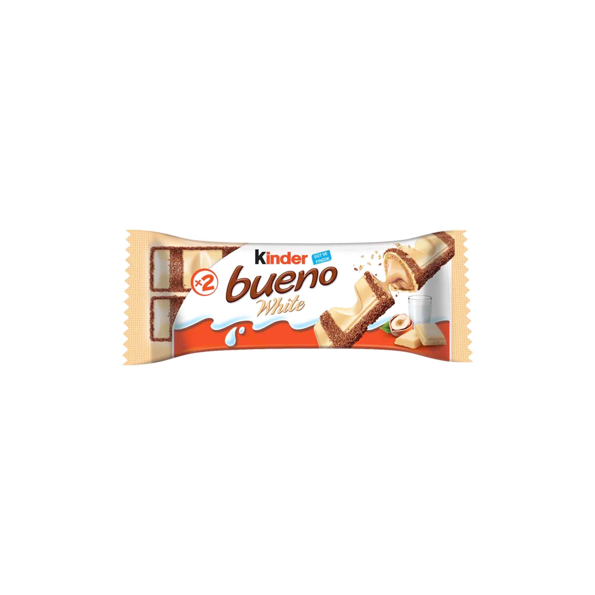 Kinder bueno キンダー　ホワイトチョコ&トレジョ＆リーセス計９点 KINDER BUENO WHITE CHOCOLATE 39g – monsieur marcel gourmet market