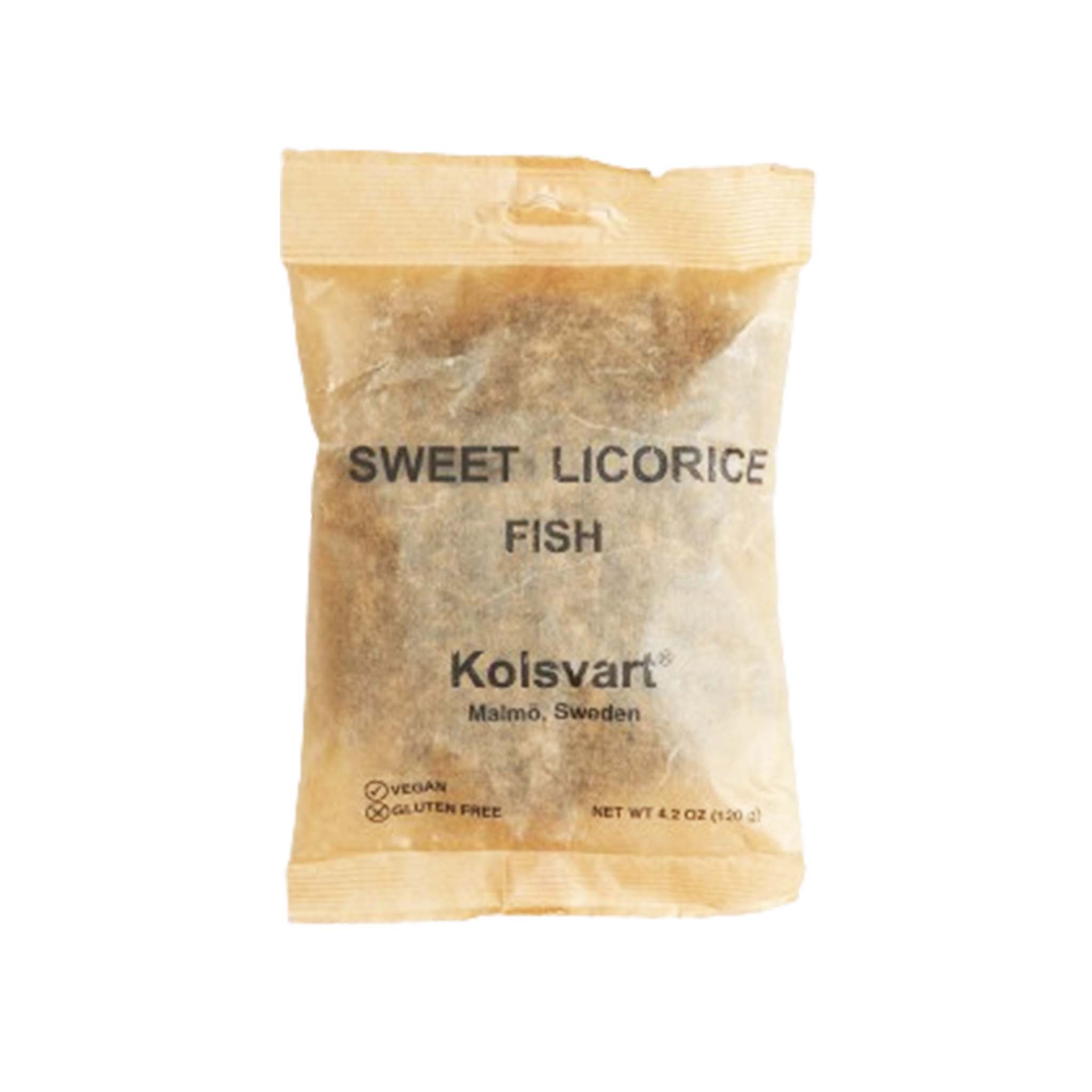 KOLSVART SWEET LICORICE FISH 4.2oz