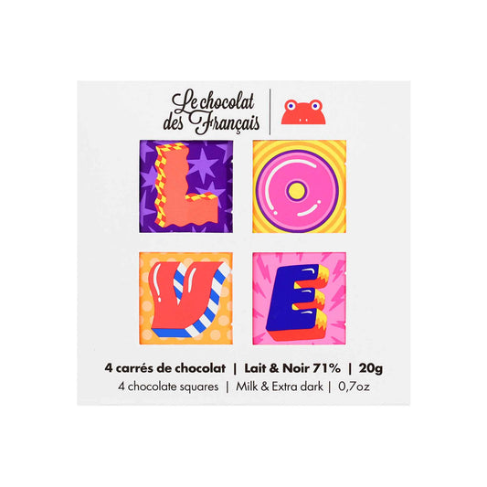 Le Chocolat des Francais Four Love Squares